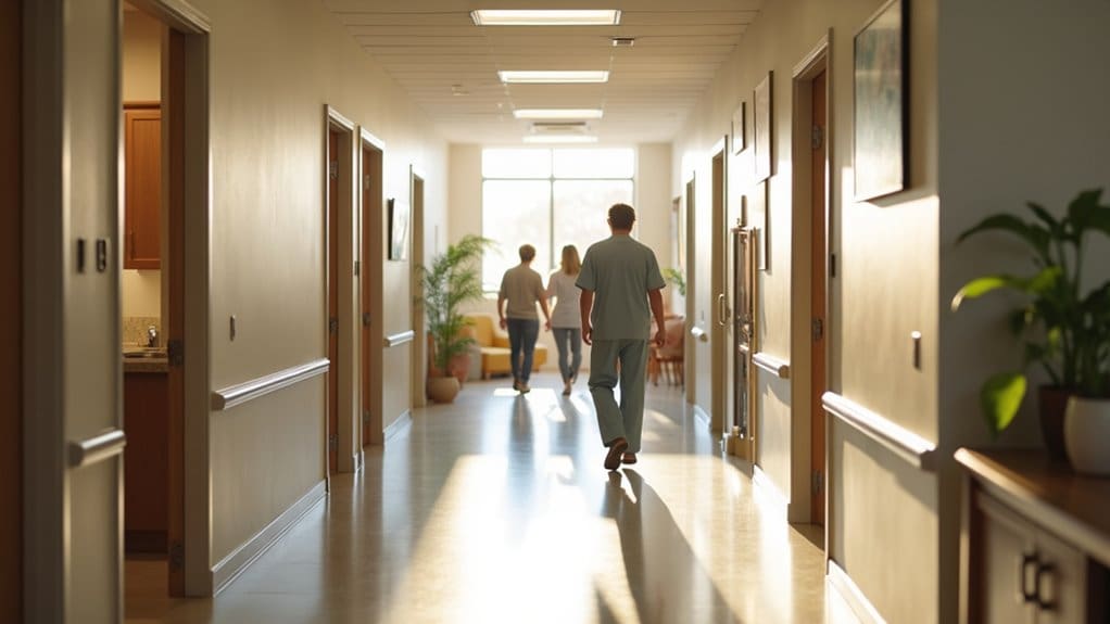 structured orientation facility tour team introduction recovery journey