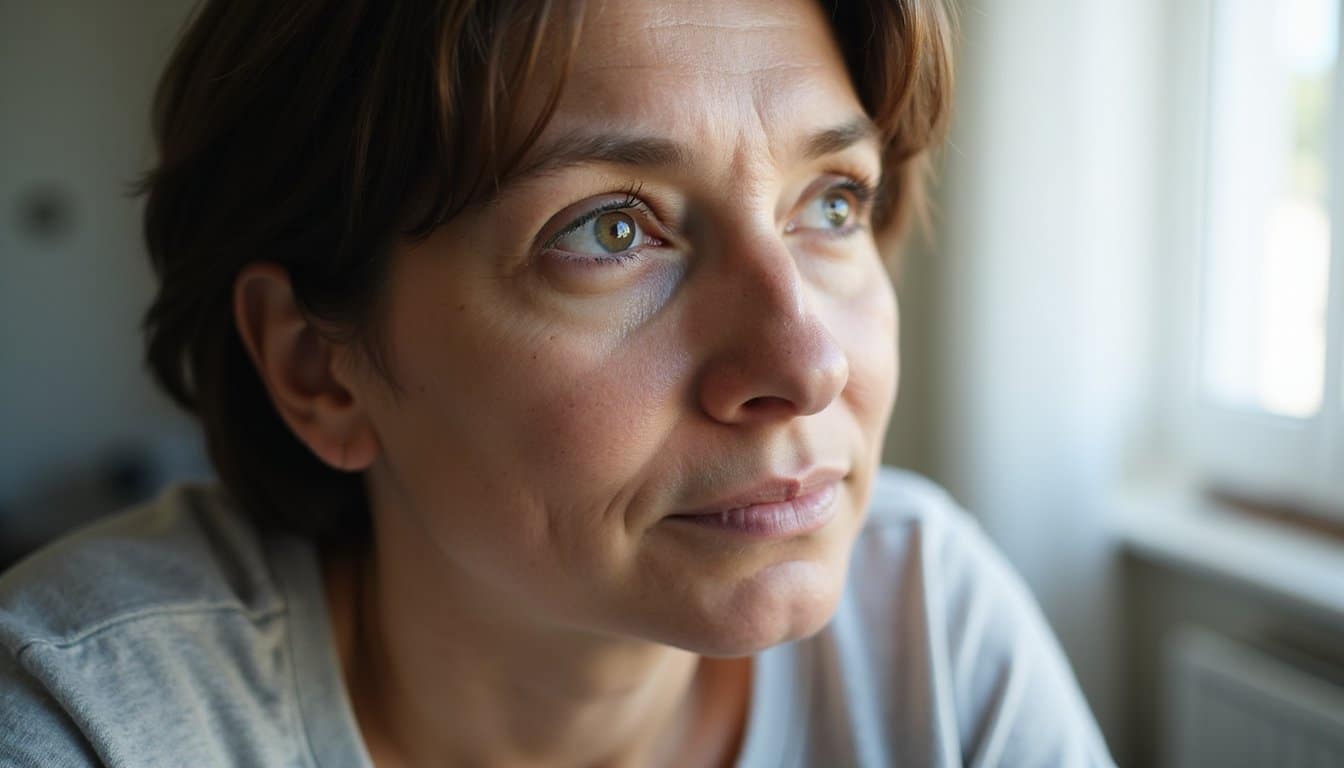 Serene indoor portrait of a person participating in cocaine detox