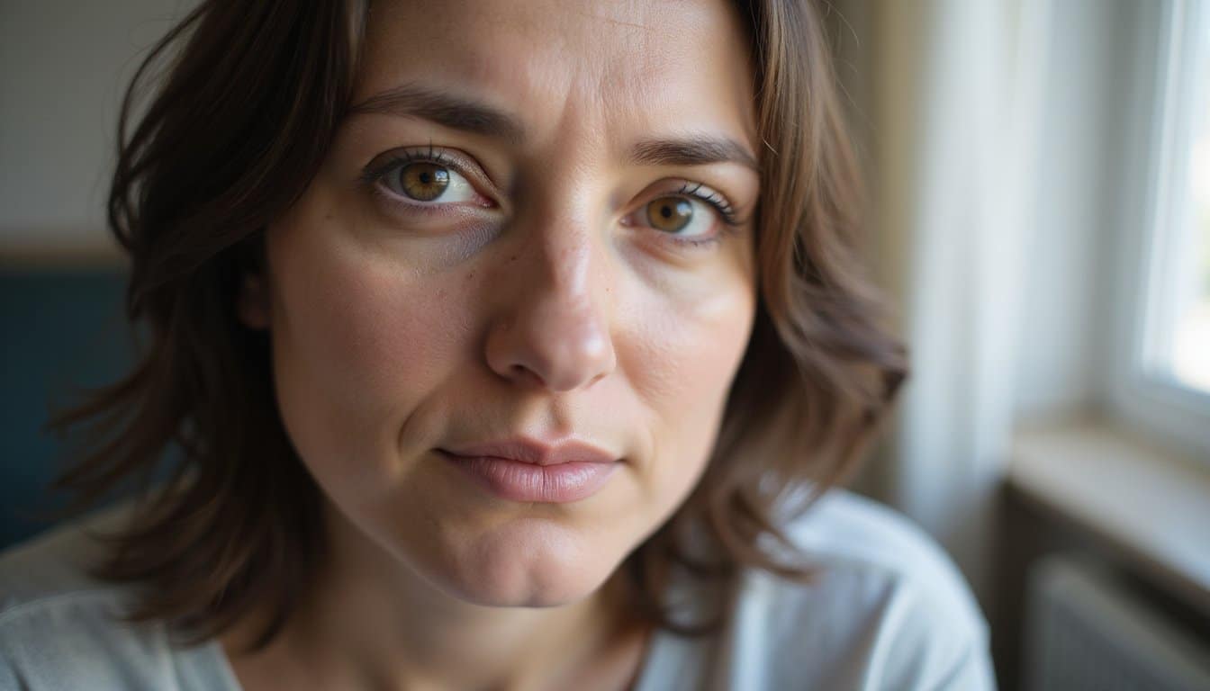 Natural light portrait of a person in a residential environment during cocaine detox