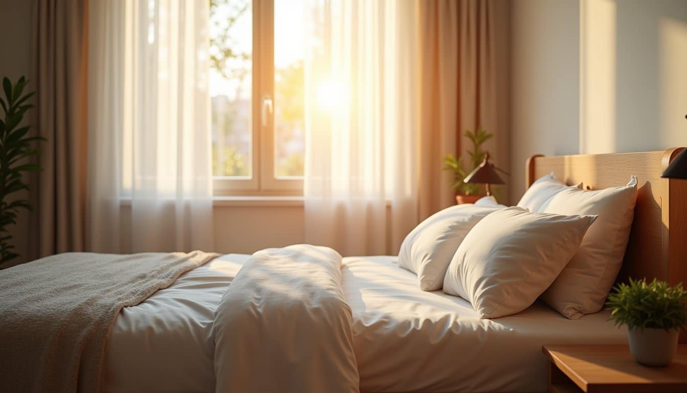 A bedroom in a residential facility