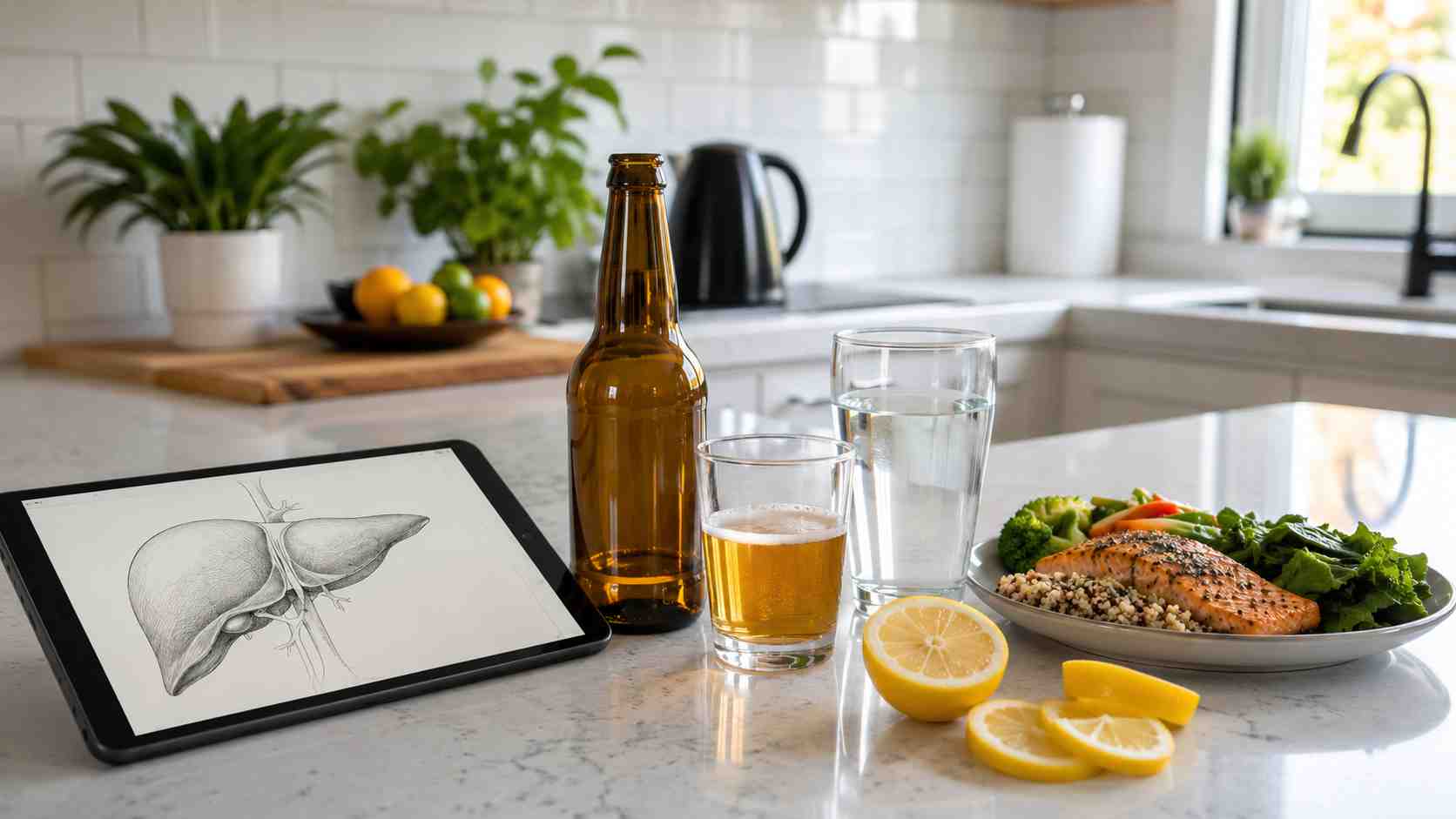 alcohol metabolism via alcohol dehydrogenase