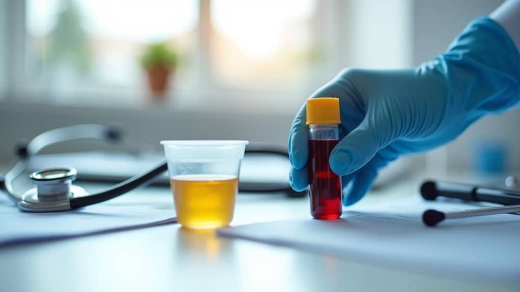 alcohol detection in blood urine