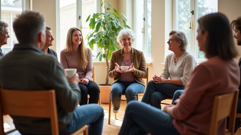 group therapy helps recovery skills